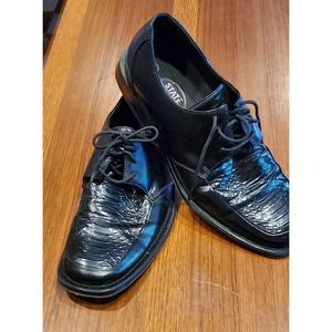 State Street Men Dress Shoes Black Size 12 lace up. Prom, wedding.